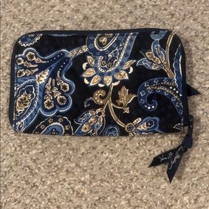 Only used once! Blue, Vera Bradley wallet.